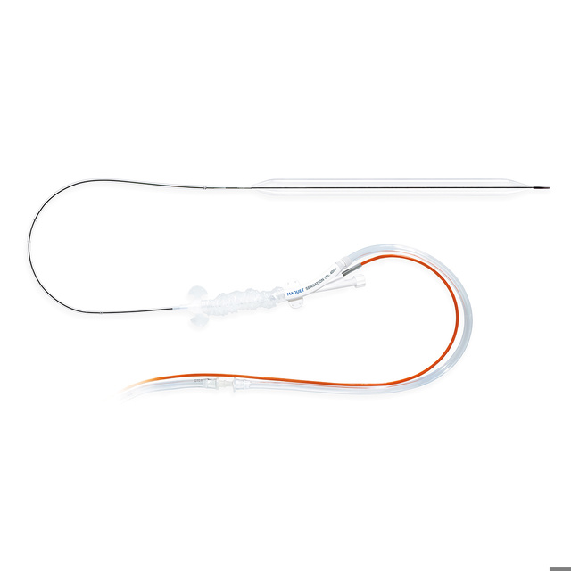 Sensation intra-aortic balloon catheter with fiber optic technology and small Fr size for patients in need of hemodyamic support