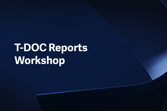 T-DOC Reports Workshop