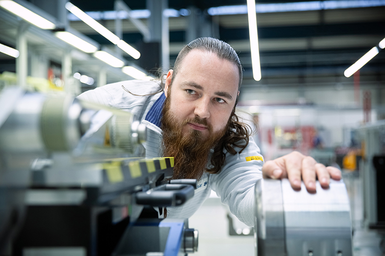 Man in the laboratory Man in the laboratory