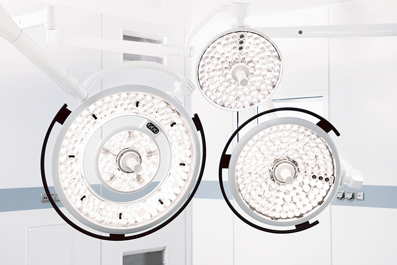 Three lights Getinge Powerled