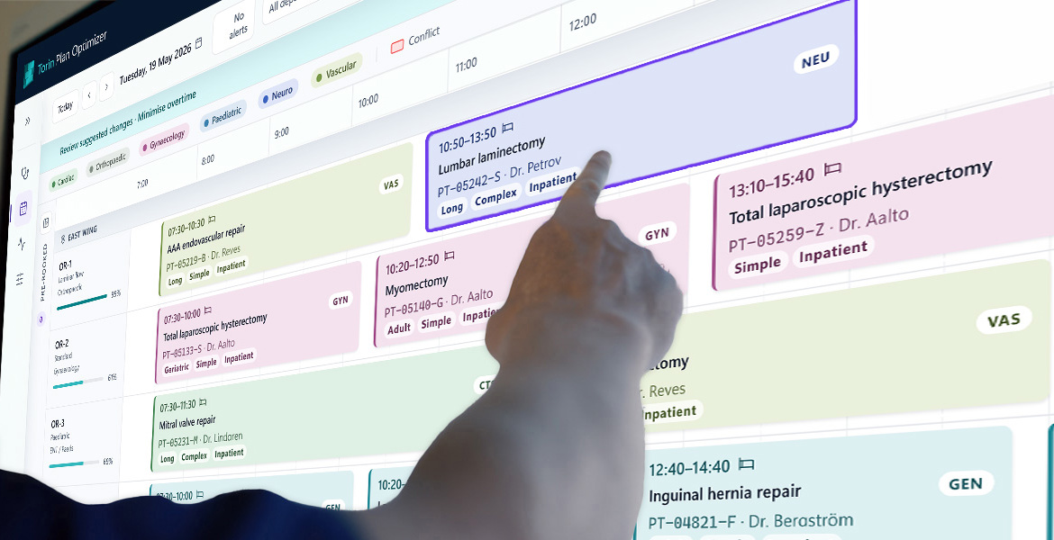 Torin Plan Optimizer - Dynamic Scheduling Prediction - Getinge