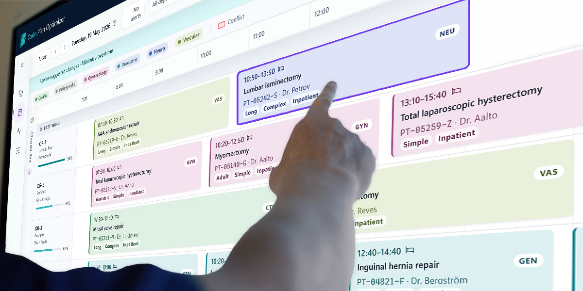 Torin Plan Optimizer - Dynamic Scheduling Prediction - Getinge