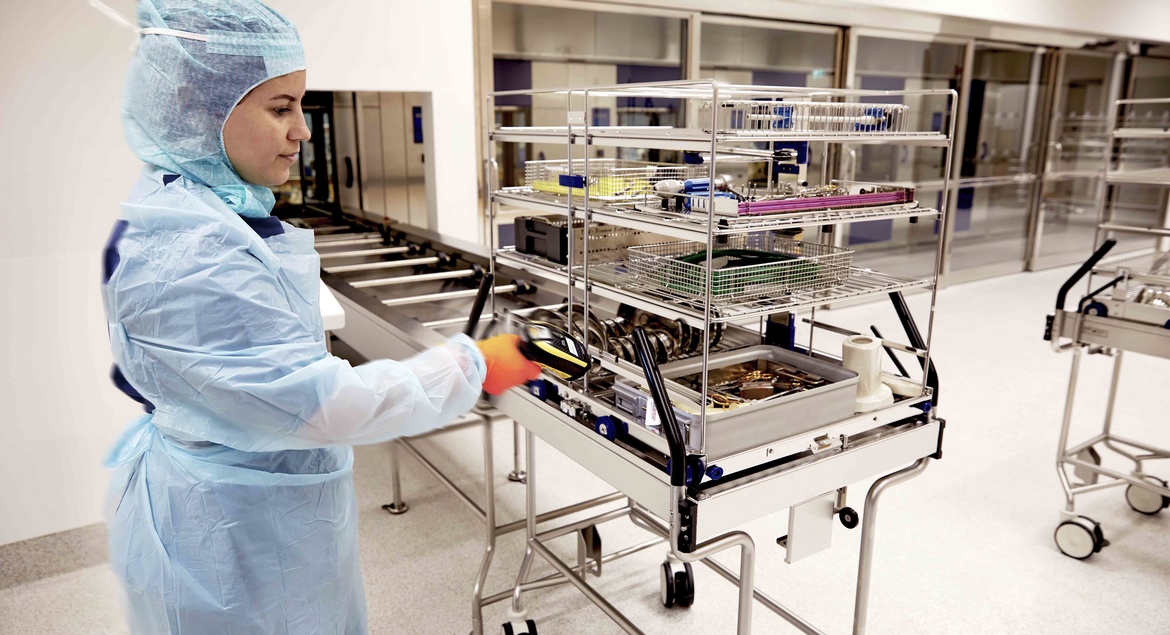 CSSDs technicians fast-tracking trays and instruments to ensure on-time delivery for surgeries