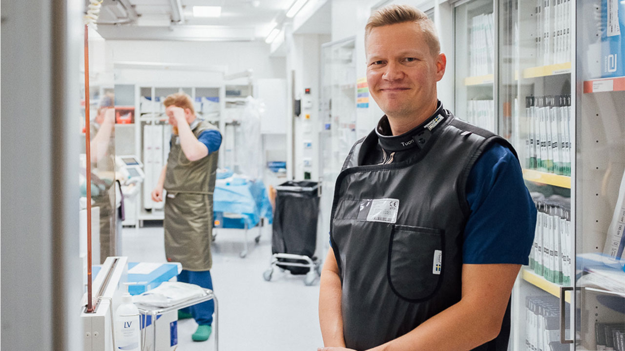 Picture of Dr. Tuomas Rissanen, Chief Physician at the Heart Centre in Joensuu.