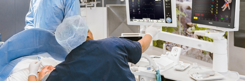 Patient under anesthesia