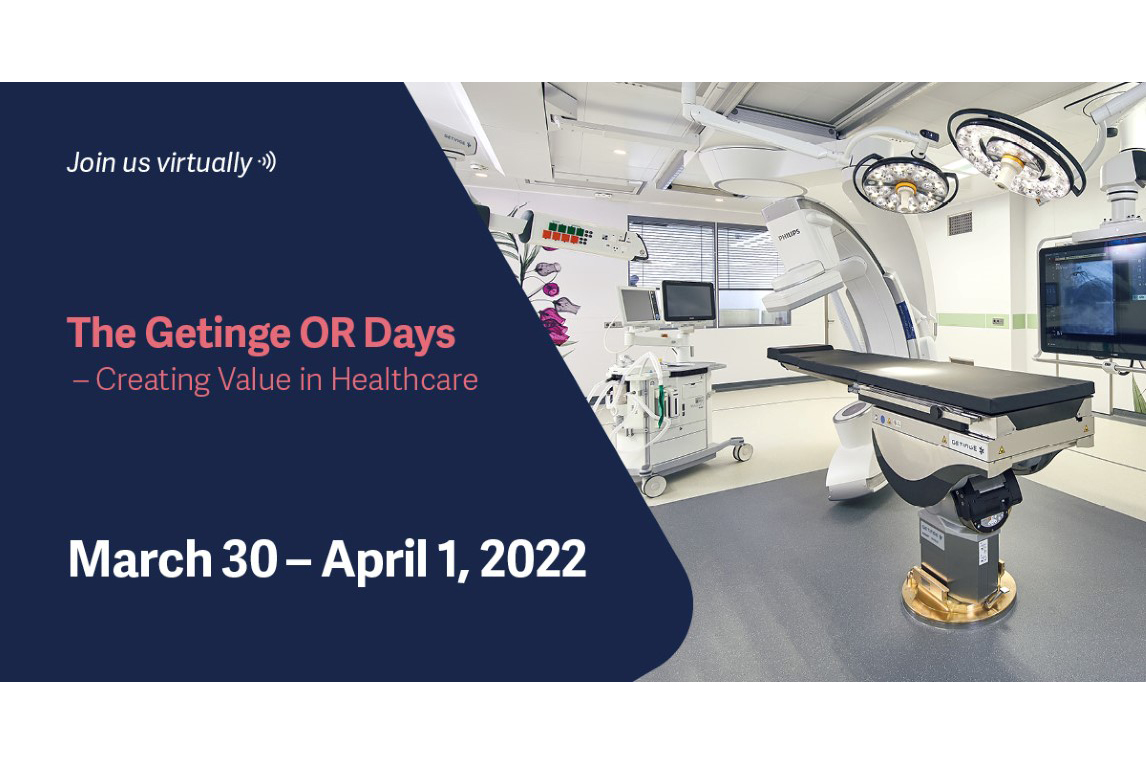 Getinge OR Days banner March 30-April 1, 2022 Getinge OR Days banner March 30-April 1, 2022