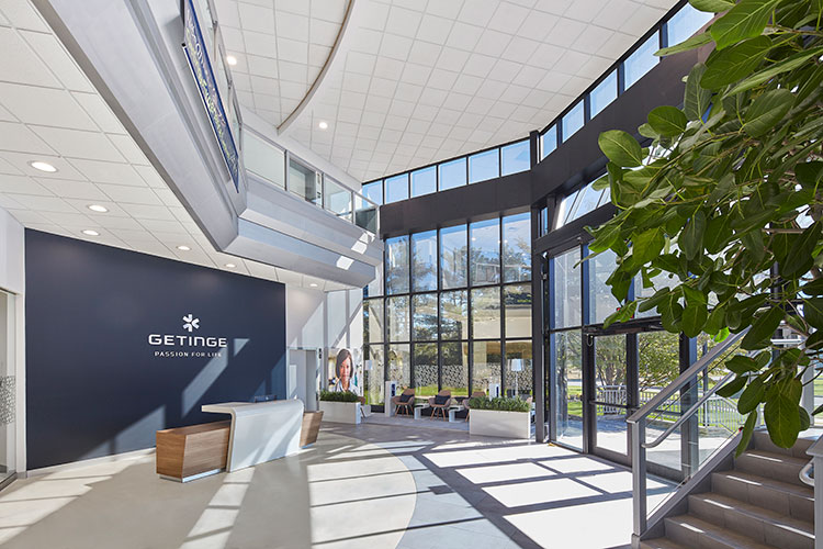 Getinge Experience center Wayne US Lobby 