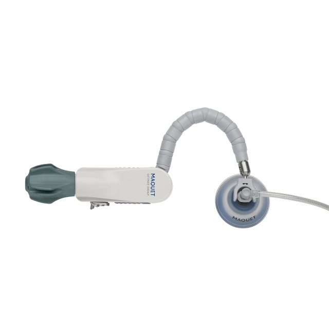 Acrobat-i Positioner designed to securely lift the heart during off-pump coronary artery bypass surgery to position and access target vessls