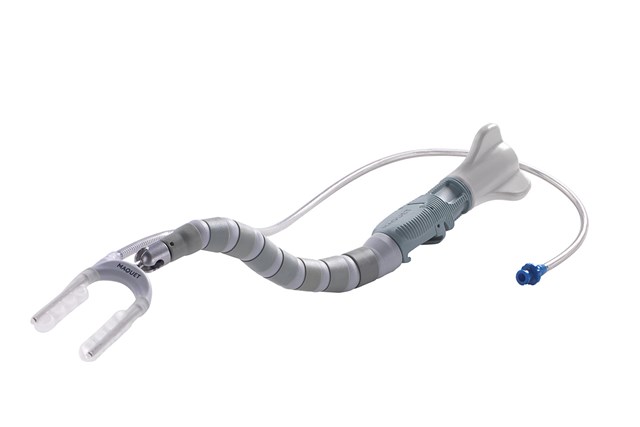 Acrobat V Vacuum Stabilizer provides local stabiliztion of a target vessel during off-pump coronary artery bypass CABG