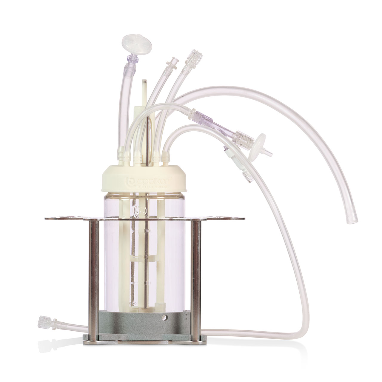 The 500 mL single-use laboratory scale AppliFlex bioreactor