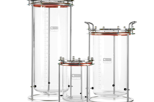 Multi-use glass autoclavable Applikon Bio bioreactors in various volumes