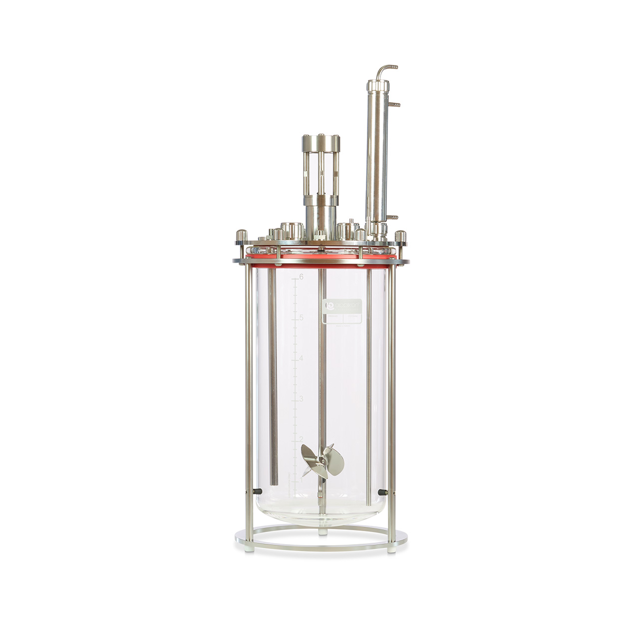 The Applikon Bio 7 L multi-use bioreactor with marine impeller and condenser The Applikon Bio 7 L multi-use bioreactor with marine impeller and condenser
