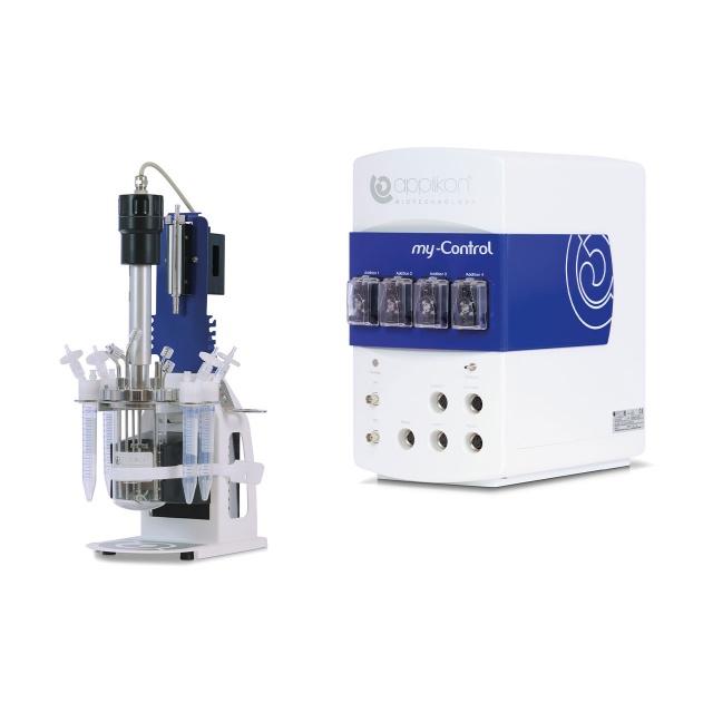 The multi-use Applikon miniBio with the my-Control as turnkey solution