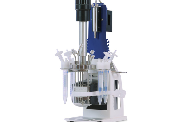 The Applikon miniBio is a multi-use glass autoclavable bioreactor for small volume cultivations