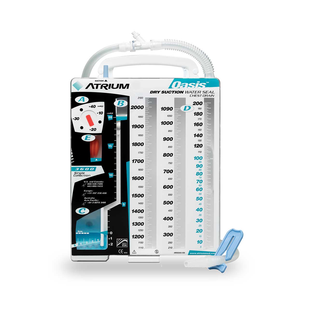 Oasis 3 in. Water Tube (Case of 1000 Tubes)