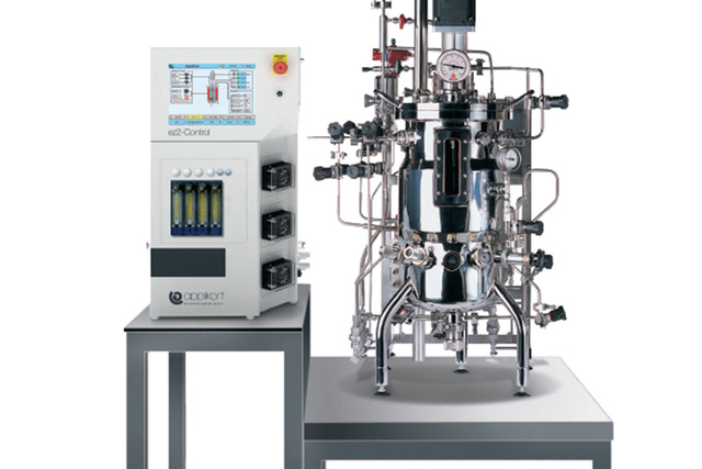The BioBench 15 liter benchtop stainless steel bioreactor with ez2-Control