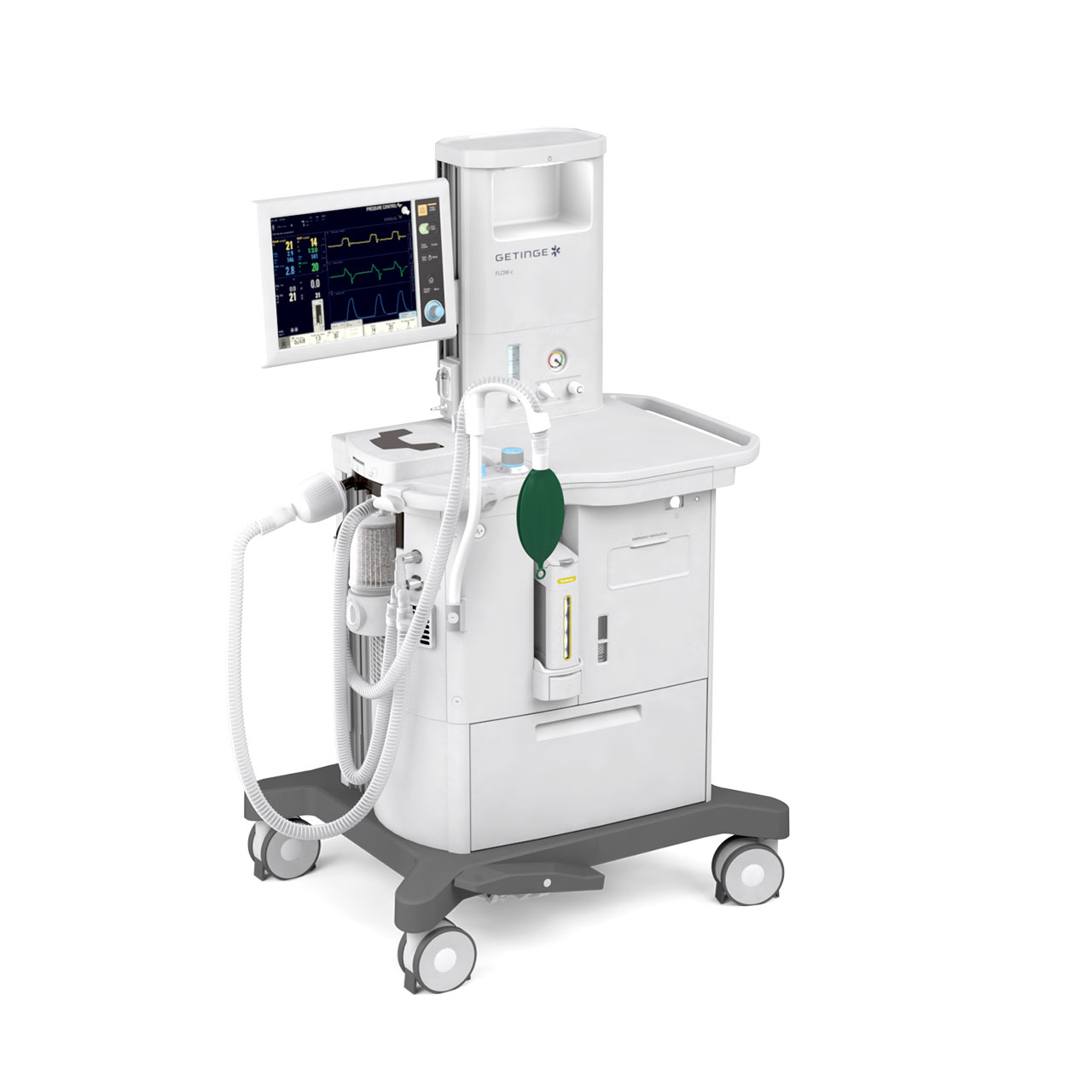 Getinge Flow-c is our compact, easy-to-use anesthesia machine for the busy OR
