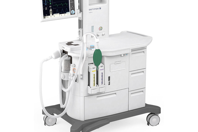 Getinge Flow-e anesthesia machine is our extended model for a streamlined workflow in the OR