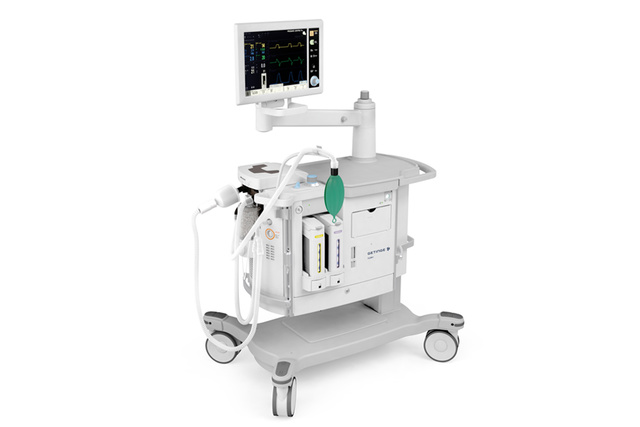 Flow-i anesthesia machine height adjustable