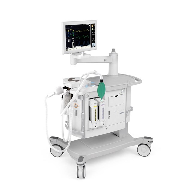 Getinge Flow-i anesthesia machine offers a unique height adjustable model to tailor your working position in the OR.