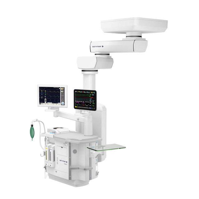 Getinge’s highly advanced and ceiling mounted Flow-i anesthesia machine is especially suitable for the Hybrid OR.