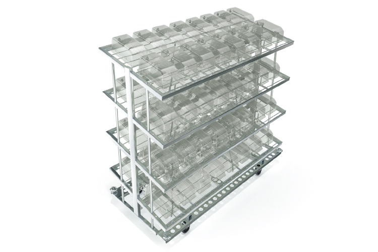 Getinge 9122EW washer rack with cages Getinge 9122EW washer rack with cages