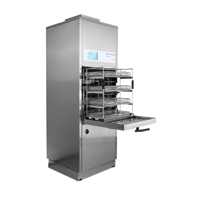 Adapts to your needs by full sized four level wash cart