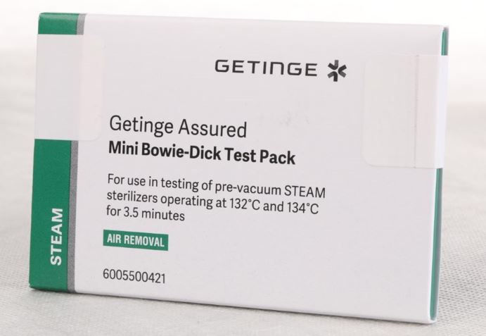 Getinge Assured Mini Bowie-Dick test pack