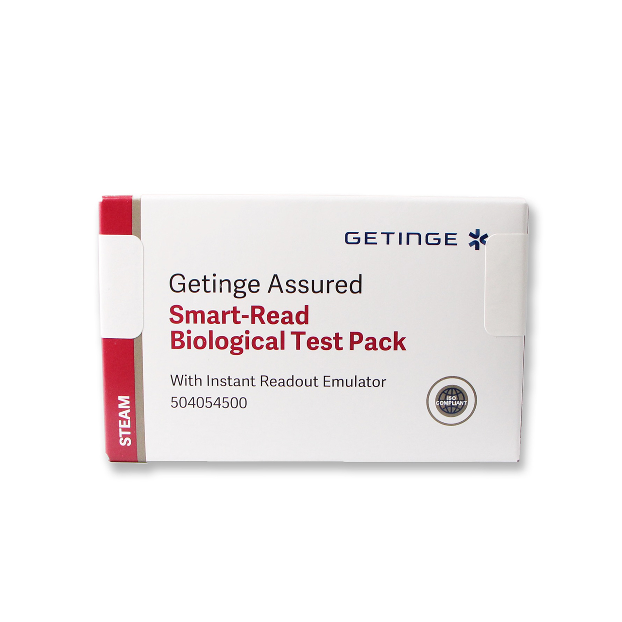 Getinge Assured Smart-Read Biological Test Pack is a PCD for pre-vacuum steam sterilizers operating at 134C