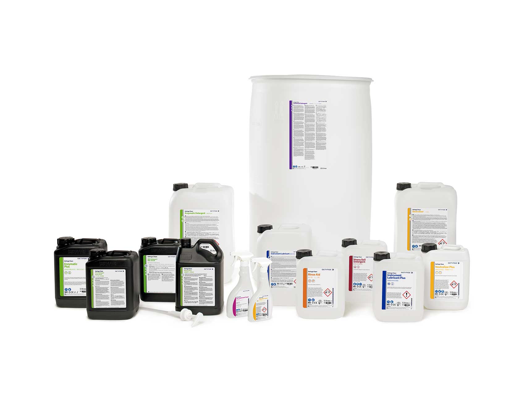 Getinge Clean offers a complete, comprehensive range of instrument cleaning detergents and maintenance products.