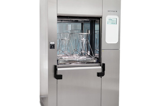 GEW 8668 Biotech Laboratory Washer Dryer from the side angle