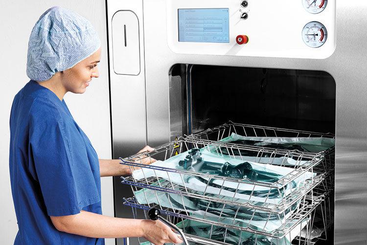 High- and low-temperature sterilization in one machine