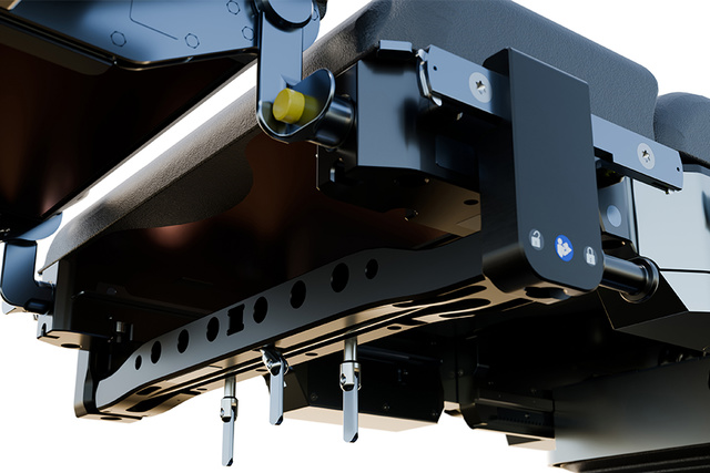 The head positioning connection bracket is designed for use in neurosurgery, as well as head, neck, and ENT procedures. It can be attached to the side rails of all Getinge OR table.