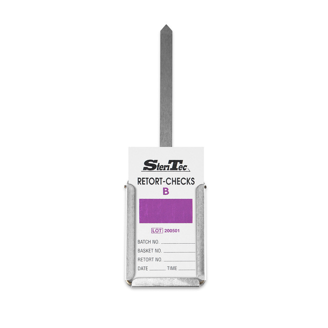 SteriTec Industrial includes retort indicators used as a food processing indicator.