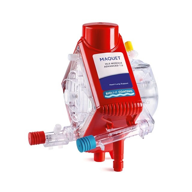 The HLS Set Advanced for veno-venous or veno-arterial extracorporeal support for up to 30 days (CE region) continuous use.