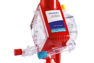 The HLS Set Advanced for veno-venous or veno-arterial extracorporeal support for up to 30 days (CE region) continuous use.