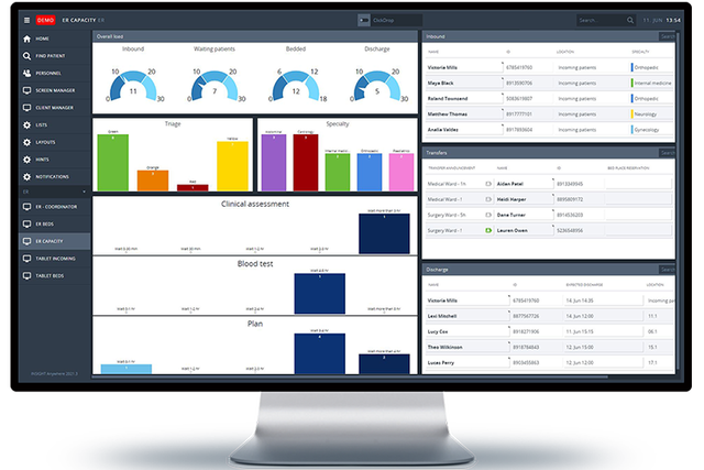 INSIGHT capacity screen showing different numbers 