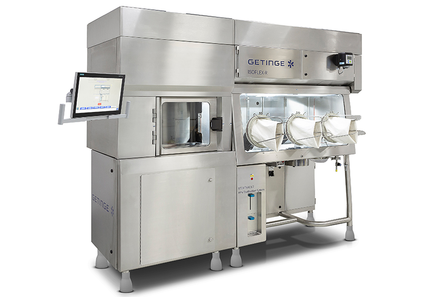 3-Glove ISOFLEX-R isolator with ETF ventilation and catalytic converter