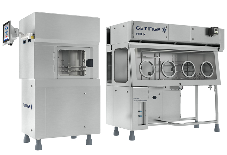 4-Glove ISOFLEX isolator upgraded with a hatch 4-Glove ISOFLEX isolator upgraded with a hatch