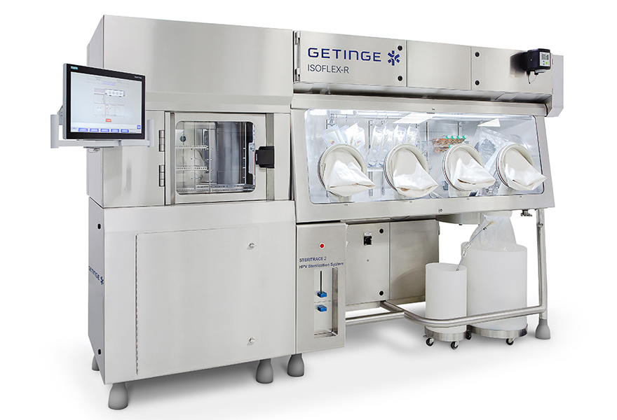 4-Glove ISOFLEX-R isolator with ETF ventilation and hatch