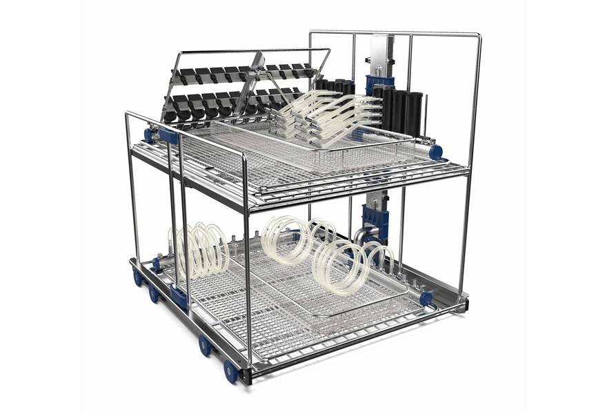 instrument wash cart 2 level with two L modules 46 series instrument wash cart 2 level with two L modules 46 series