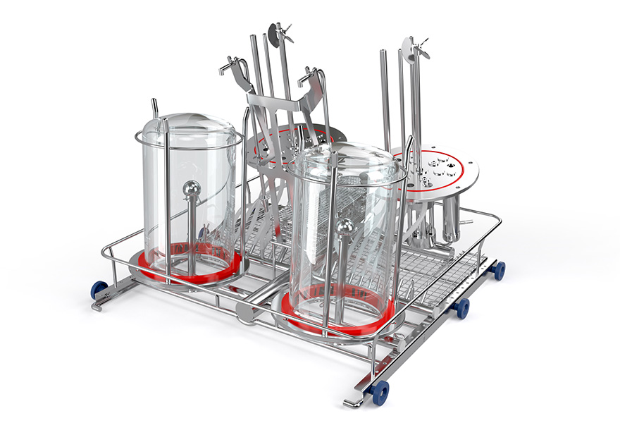 Getinge multi-use bioreactor wash rack