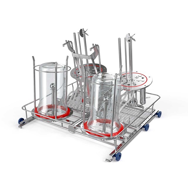 Lancer Ultima bioreactor wash rack 