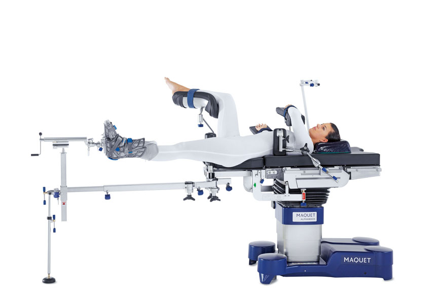 Maquet Alphamaxx surgical table offers unparalleled safety and stability.