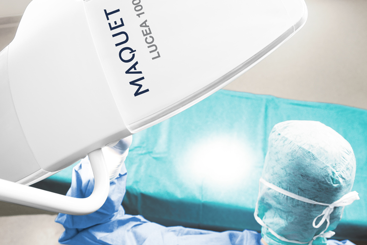 Maquet Lucea examination and operating lights, freedom of movement Maquet Lucea examination and operating lights, freedom of movement