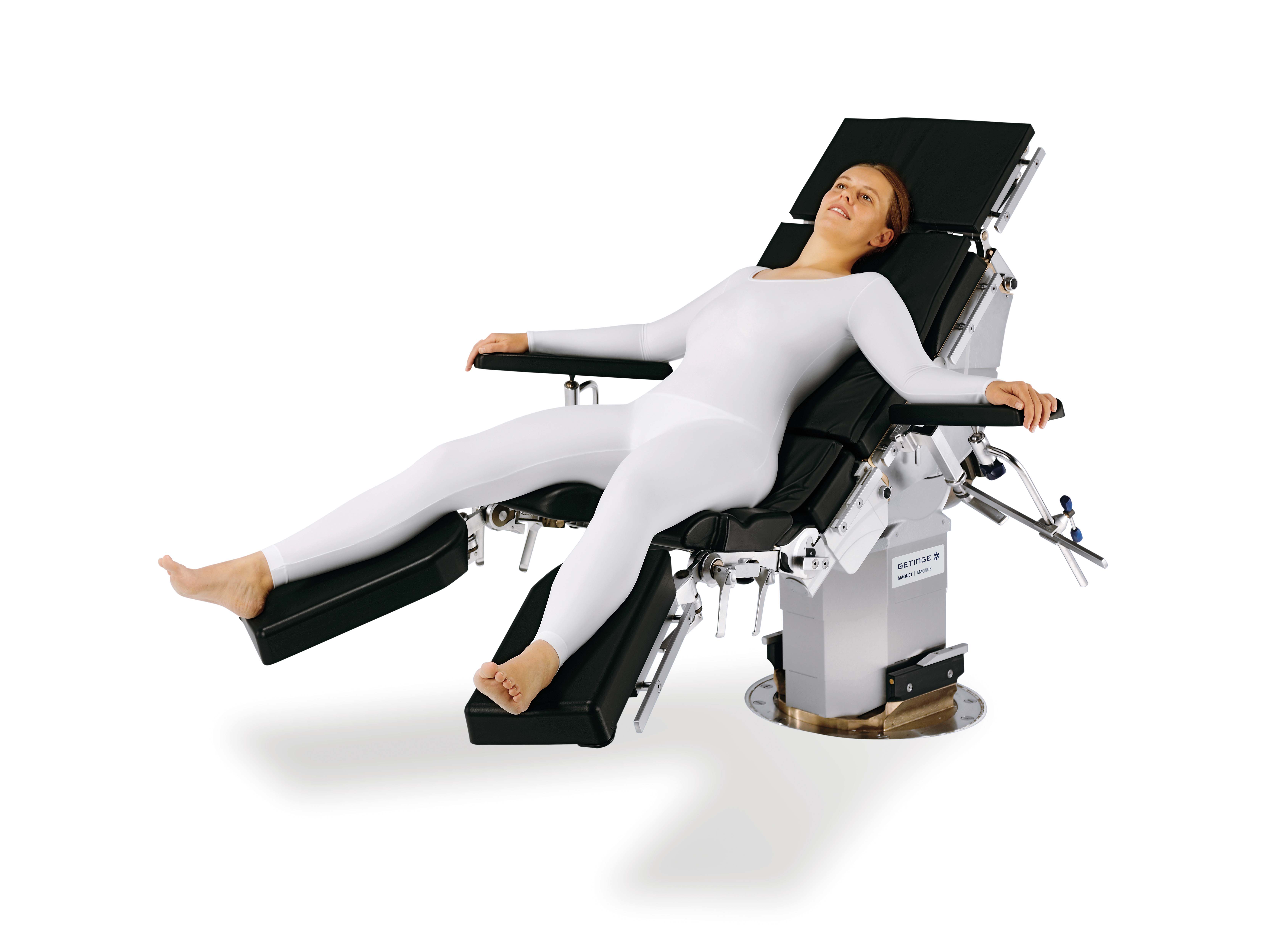 Position with optimised gravity, e. g. for bariatric surgery Position with optimised gravity, e. g. for bariatric surgery