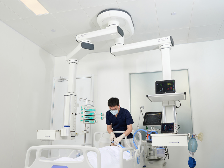 Getinge Medical Supply units for intensive care units