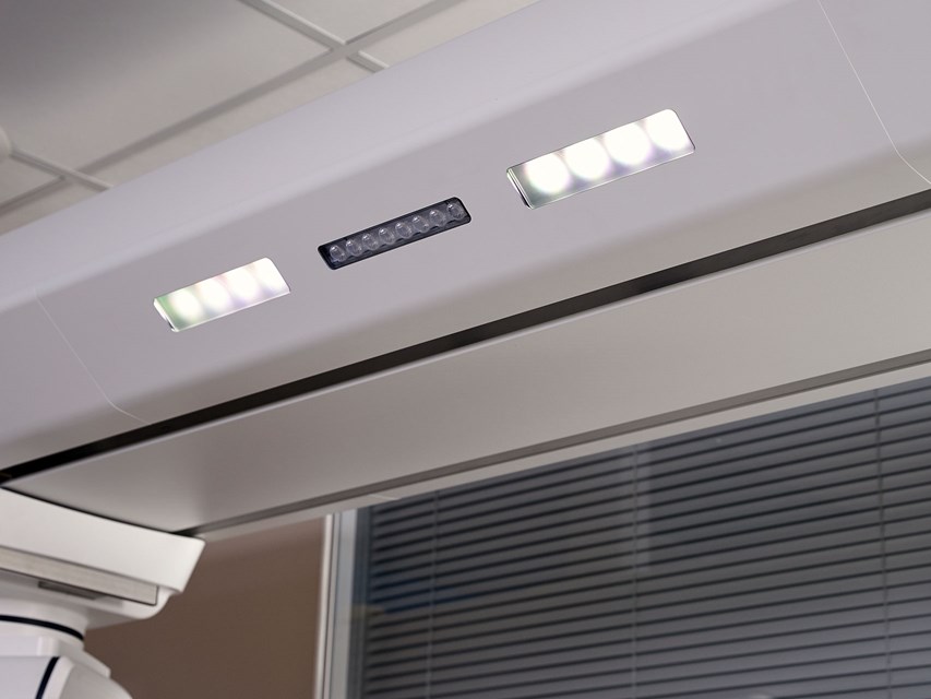 Maquet Moduevo Bridge ceiling supply unit include the Somnus Light option inspired by Circadian Stimulus