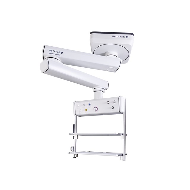 Maquet Modueo ceiling supply units Sky distributor optimizes space in the operating room