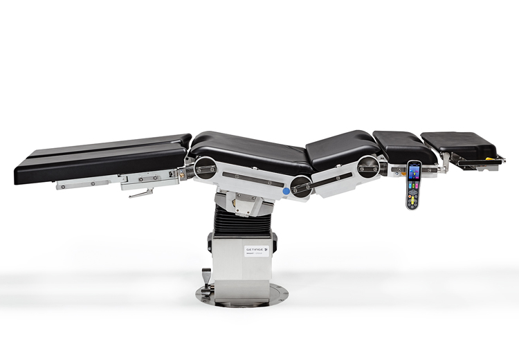 Otesus operating table view from the side Otesus operating table view from the side